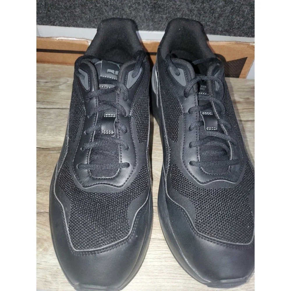 Puma RsMetric Core Lace Up Mens Black Sneakers Casual Shoes 38716602 Sz 13